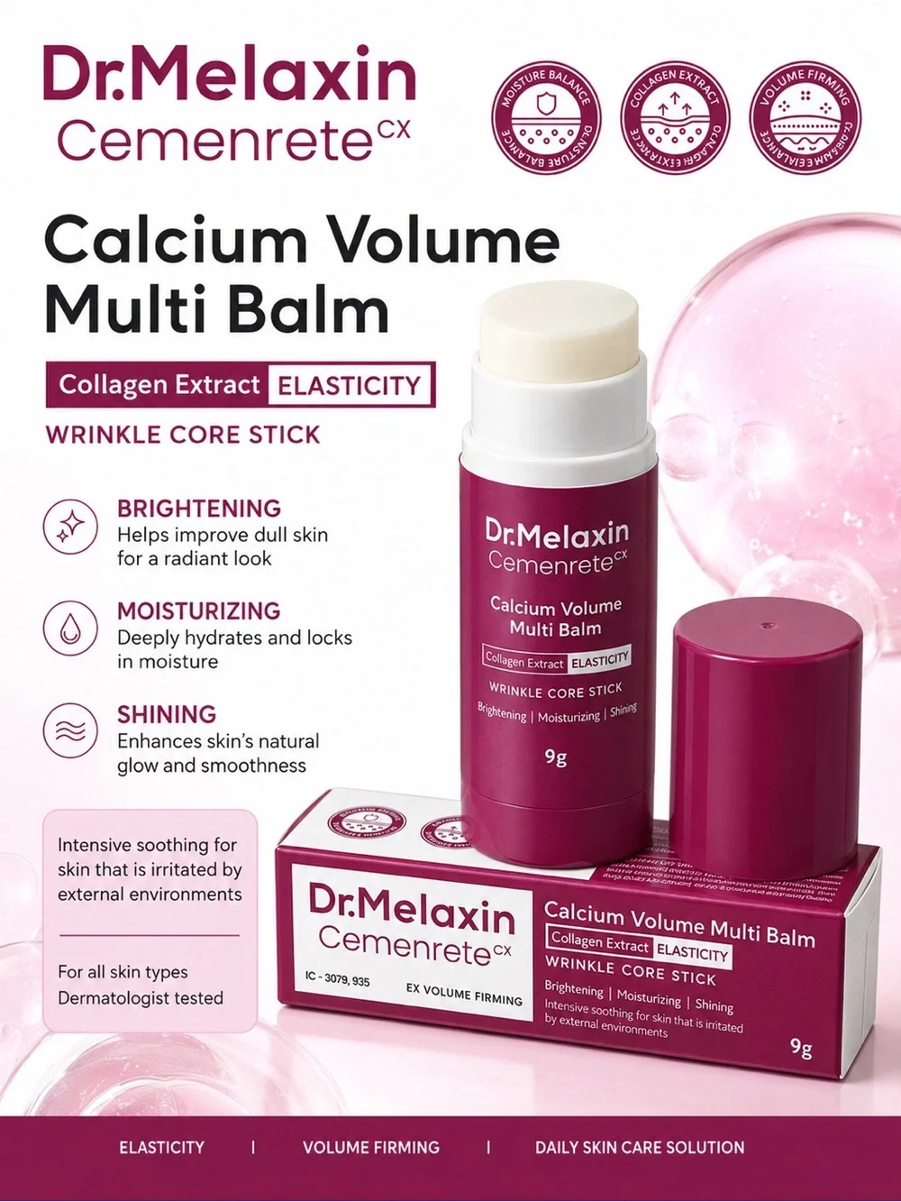 Dr. Melaxin Cemenrete Calcium Volume Multi Balm – Moisturizing / Elasticity